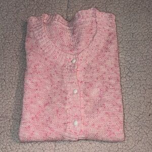 Pink Short Sleeve Cardigan ochirly large